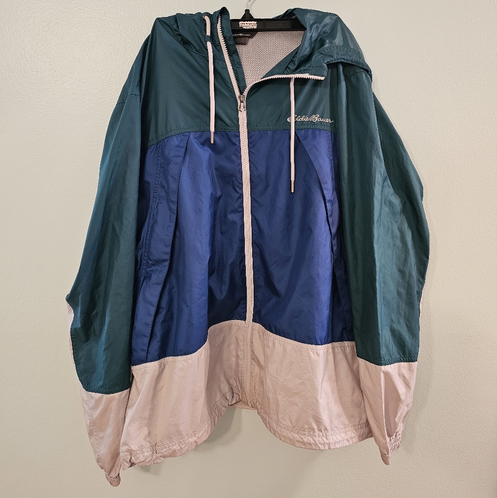Eddie Bauer Colorblock Windbreaker Jacket Unisex
